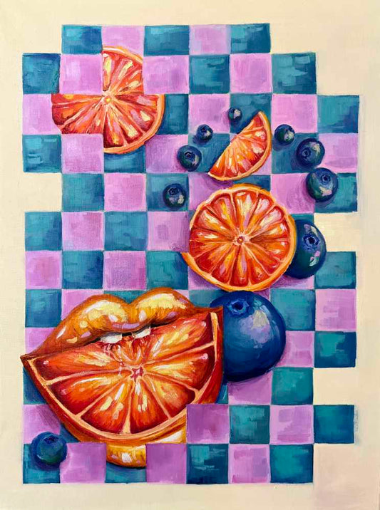 Oranges + Kisses Print