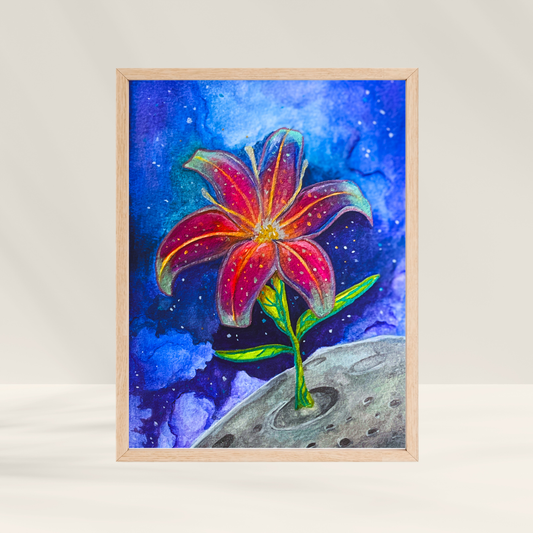 Moonlight Lily Print