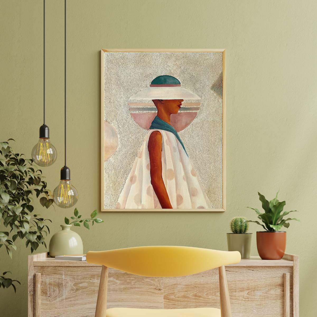 Triangular Minimalism Print