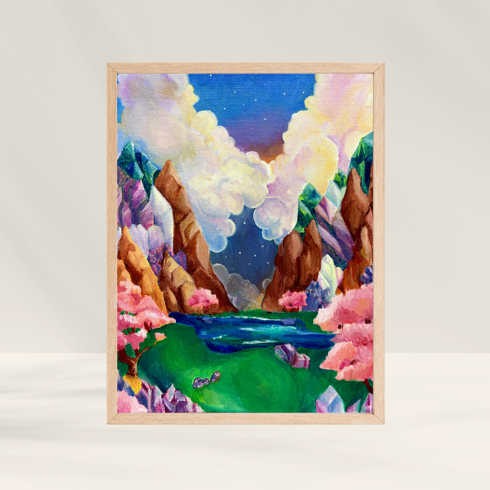 Crystal Landscape Print