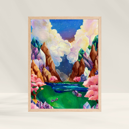 Crystal Landscape Print