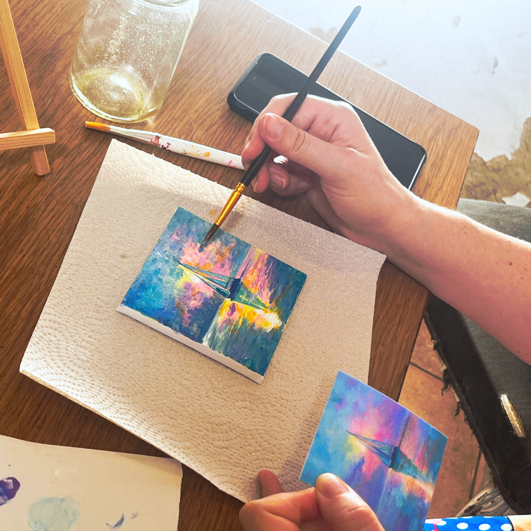 ¡Taller de mini-lienzo! 🖼️