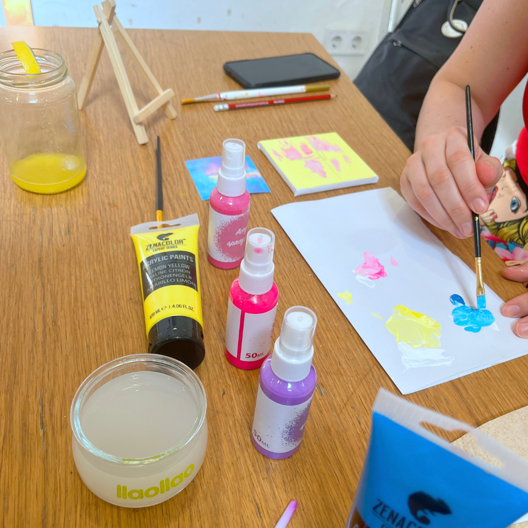 ¡Taller de mini-lienzo! 🖼️