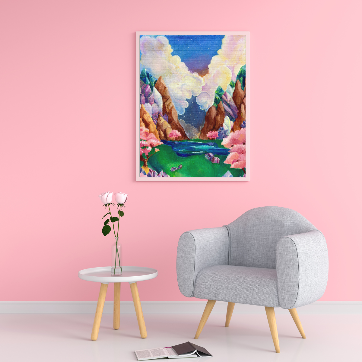 Crystal Landscape Print