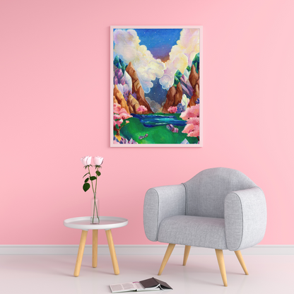 Crystal Landscape Print