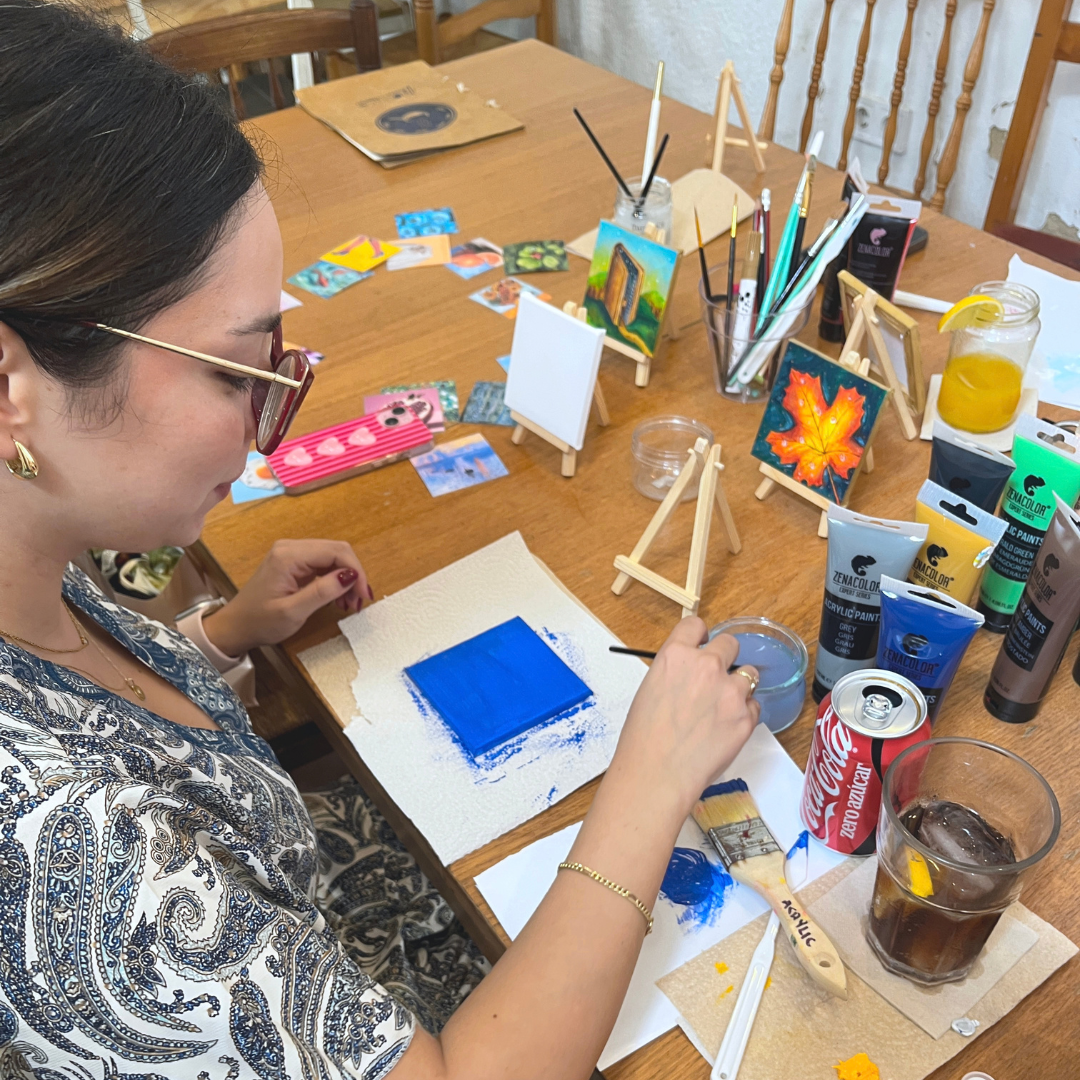 ¡Taller de mini-lienzo! 🖼️