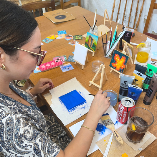 ¡Taller de mini-lienzo! 🖼️