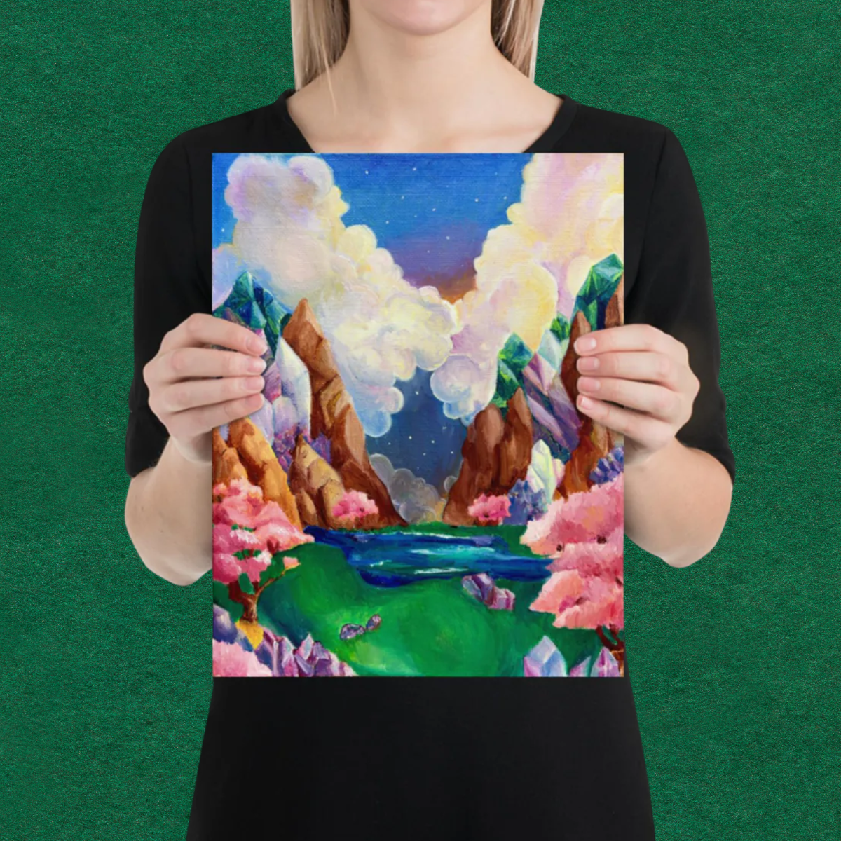 Crystal Landscape Print