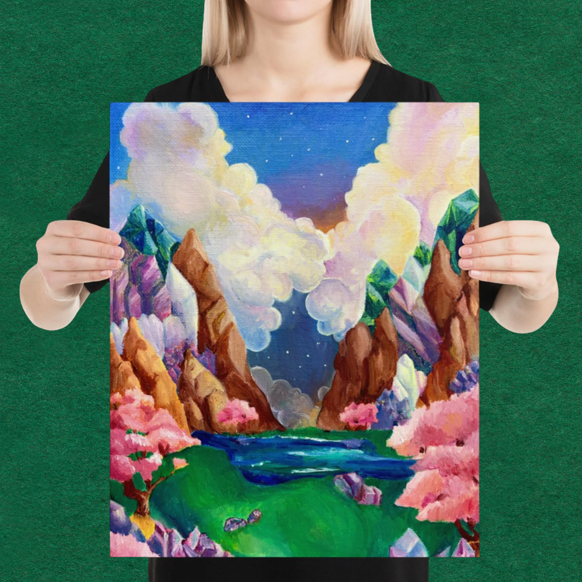 Crystal Landscape Print