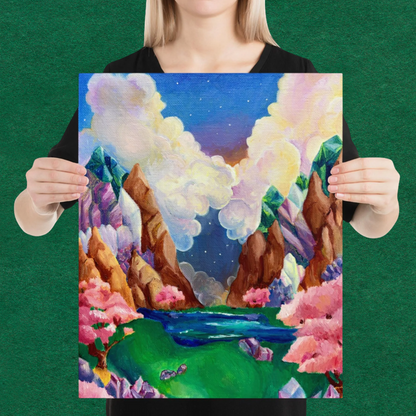 Crystal Landscape Print