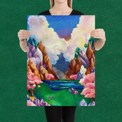 Crystal Landscape Print