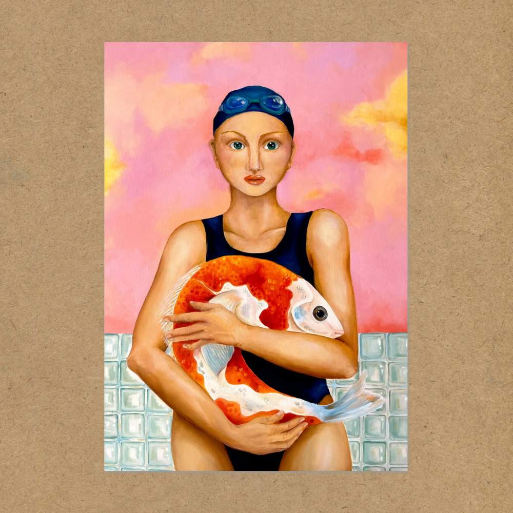 A Fish in the Pool Print