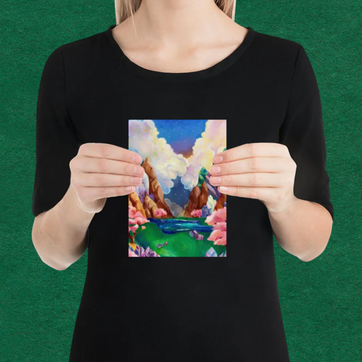 Crystal Landscape Print